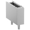 SOUBASSEMENT FERME SUR PIEDS INOX REGLABLES 20CM DIAMOND dans DIAMOND