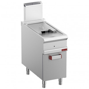 FRITEUSE GAZ 1 CUVE 18LT 18KW SUR MEUBLE FERME OPTIMA 900 DIAMOND dans GAZ
