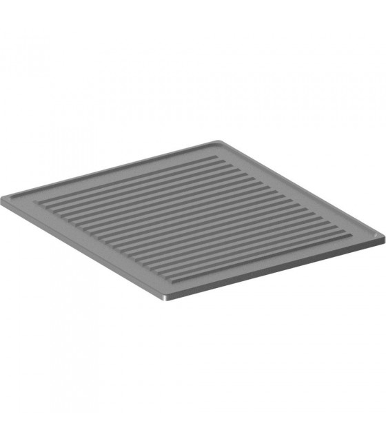 PLAQUE RAINUREE ACIER INOX 1 BRULEUR OPTIMA 900 DIAMOND dans DIAMOND