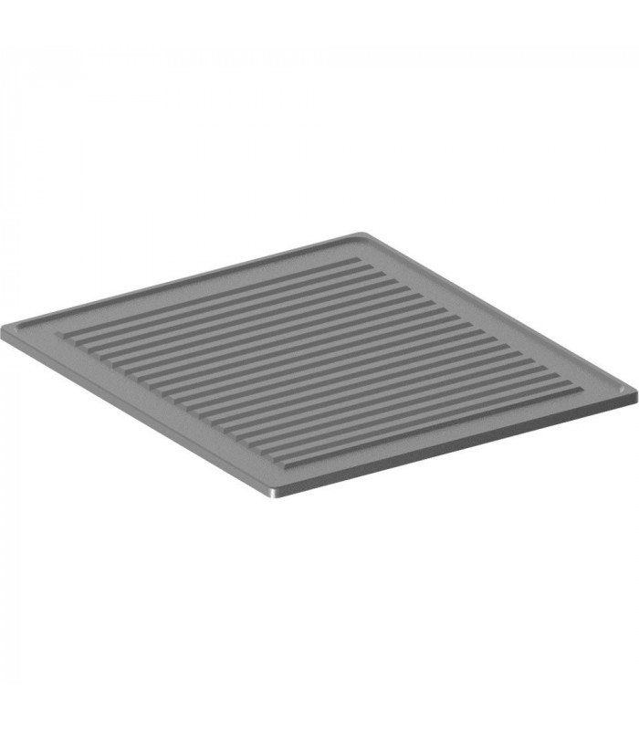PLAQUE RAINUREE ACIER INOX 1 BRULEUR OPTIMA 900 DIAMOND dans DIAMOND