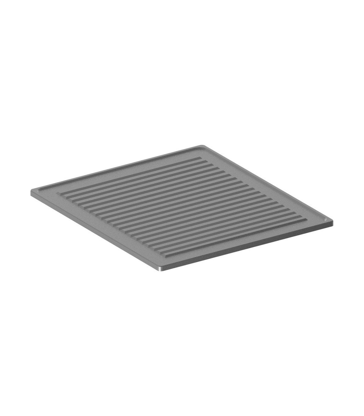 PLAQUE RAINUREE ACIER INOX 1 BRULEUR OPTIMA 900 DIAMOND dans DIAMOND