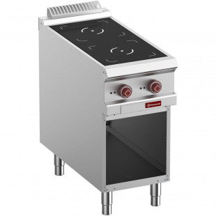 FOURNEAUX ELECTRIQUES 2 FOYERS A INDUCTION ARMOIRE OUVERTE OPTIMA 900 DIAMOND dans ELECTRIQUE