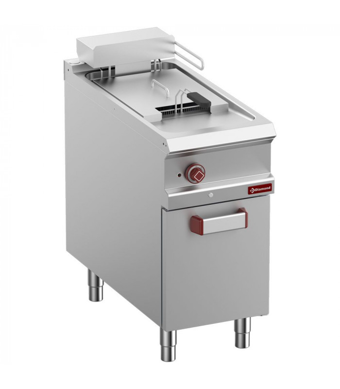 FRITEUSE ELECTRIQUE 1 CUVE 18LT SUR MEUBLE FERME OPTIMA 900 DIAMOND dans ELECTRIQUE