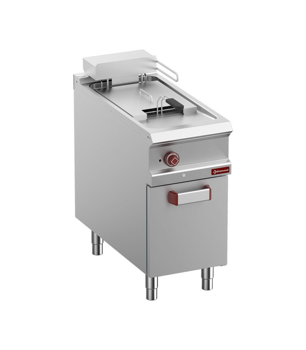 FRITEUSE ELECTRIQUE 1 CUVE 18LT SUR MEUBLE FERME OPTIMA 900 DIAMOND dans ELECTRIQUE