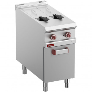 FRITEUSE ELECTRIQUE 2 CUVES 8LT SUR MEUBLE FERME OPTIMA 900 DIAMOND dans ELECTRIQUE