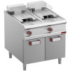 FRITEUSE ELECTRIQUE 2 CUVES 18LT SUR MEUBLE FERMEE OPTIMA 900 DIAMOND dans ELECTRIQUE