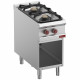FOURNEAU 2 FEUX GAZ ARMOIRE OUVERTE OPTIMA 900 DIAMOND