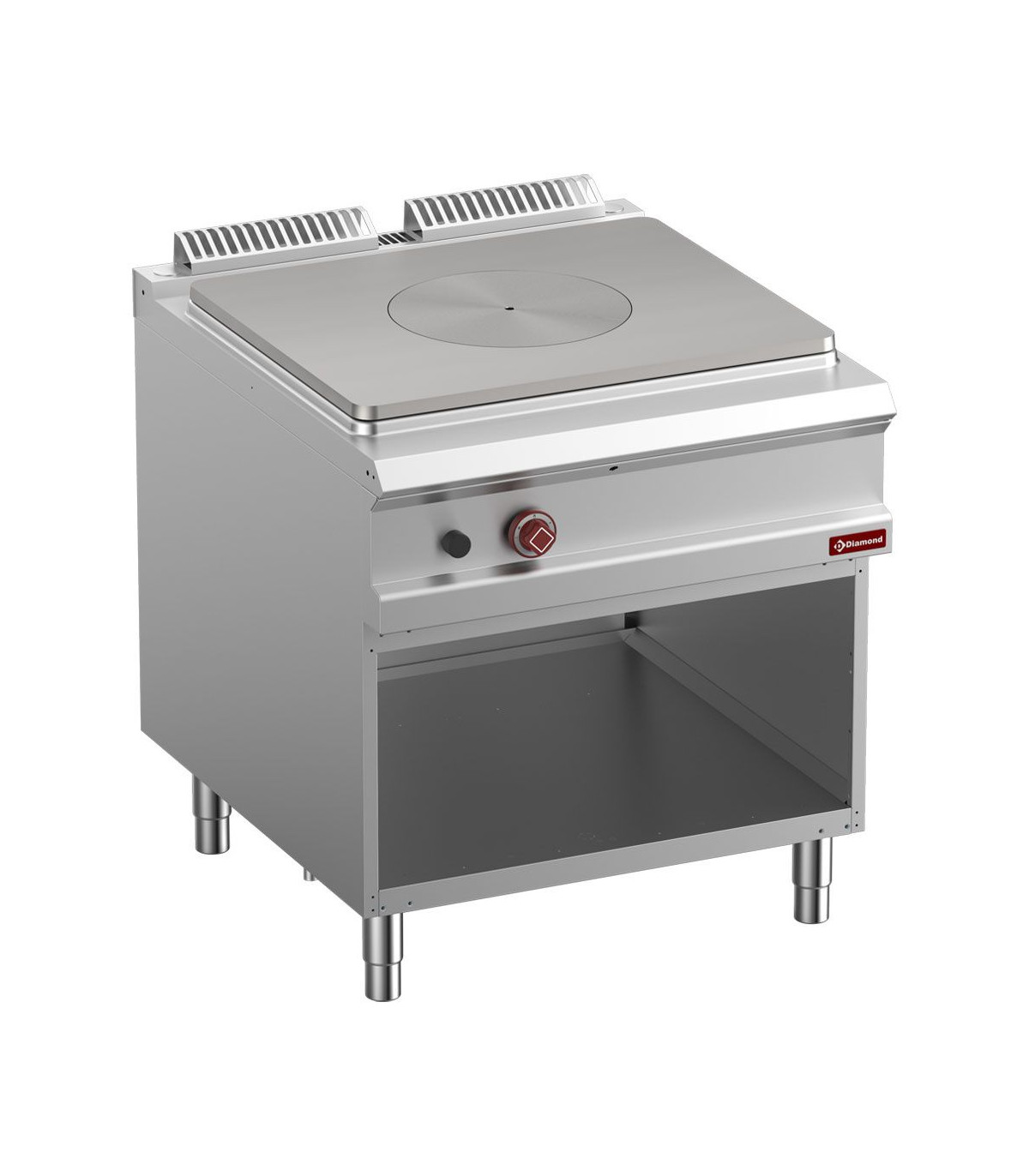 FOURNEAU TAQUE COUP DE FEU GAZ ARMOIRE OUVERTE OPTIMA 900 DIAMOND dans GAZ