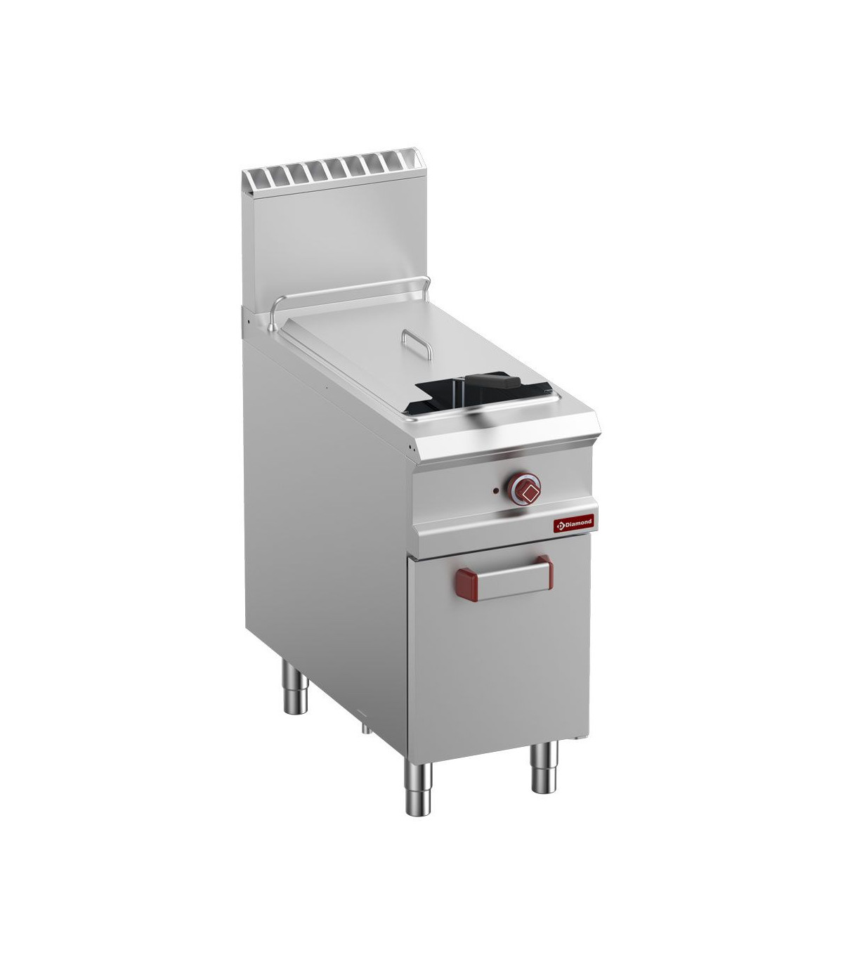 FRITEUSE GAZ 1 CUVE Y 21LT 21 KW SUR MEUBLE FERME OPTIMA 900 DIAMOND dans GAZ