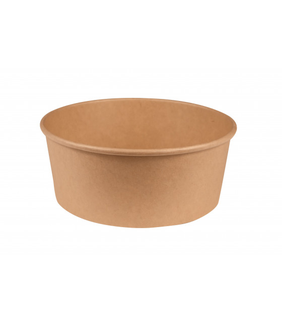 POT EN CARTON KRAFT BRUN SALADE 780ML 300 PIECES dans EMBALLAGE EN CARTON ET PAPIER