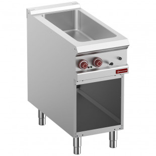 BAIN-MARIE ELECTRIQUE 4X GN1/3-150MM ARMOIRE OUVERTE OPTIMA 900 DIAMOND dans BAIN-MARIE