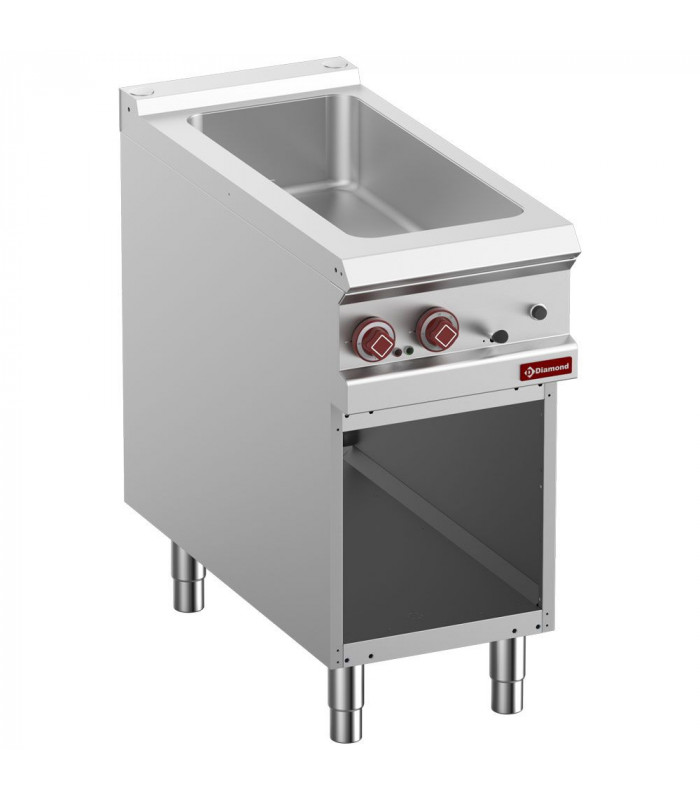 BAIN-MARIE ELECTRIQUE 4X GN1/3-150MM ARMOIRE OUVERTE OPTIMA 900 DIAMOND dans BAIN-MARIE