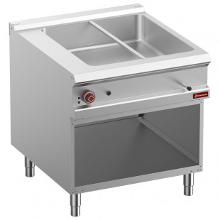 BAIN-MARIE ELECTRIQUE 8XGN1/3-150MM ARMOIRE OUVERTE OPTIMA 900 DIAMOND dans BAIN-MARIE