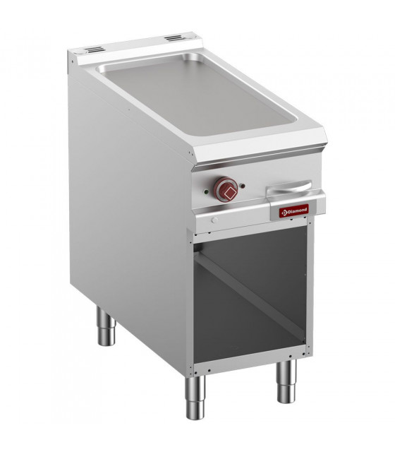 PLAQUE DE CUISSON LISSE ELECTRIQUE MODULE 1/2 ARMOIRE OUVERTE OPTIMA 900 DIAMOND dans PLAQUE A SNACKER