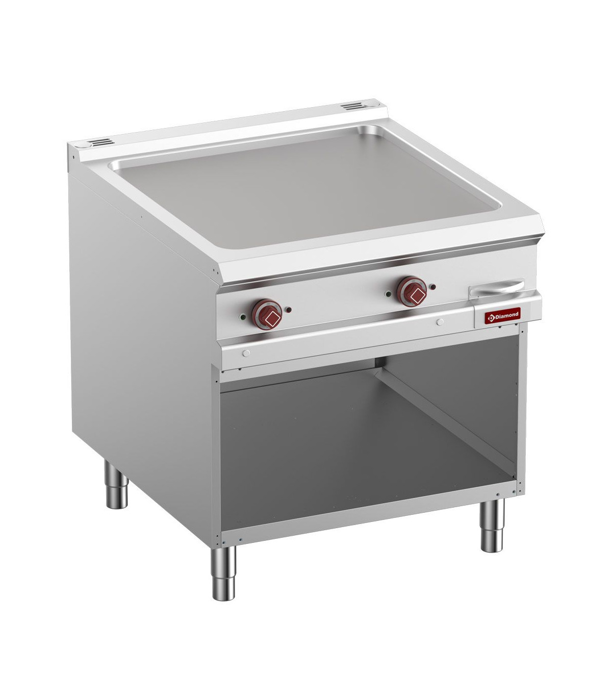 PLAQUE DE CUISSON LISSE ELECTRIQUE MODULE 1/1 ARMOIRE OUVERTE OPTIMA 900 DIAMOND dans PLAQUE A SNACKER
