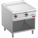 PLAQUE DE CUISSON LISSE ELECTRIQUE CHROMEE MODULE 1/1 ARMOIRE OUVERTE OPTIMA 900 DIAMOND