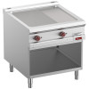 PLAQUE DE CUISSON 2/3 LISSE & 1/3 RAINUREE ELECTRIQUE MODULE 1/1 ARMOIRE OUVERTE OPTIMA 900 DIAMOND dans PLAQUE A SNACKER