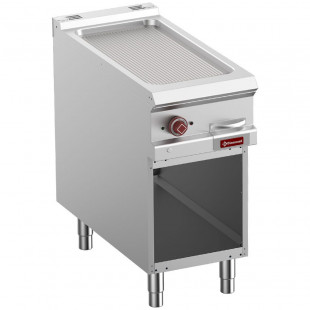PLAQUE DE CUISSON RAINUREE ELECTRIQUE MODULE 1/2 ARMOIRE OUVERTE OPTIMA 900 DIAMOND dans PLAQUE A SNACKER