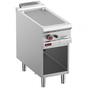 PLAQUE DE CUISSON LISSE GAZ MODULE 1/2 ARMOIRE OUVERTE OPTIMA 900 DIAMOND dans PLAQUE A SNACKER