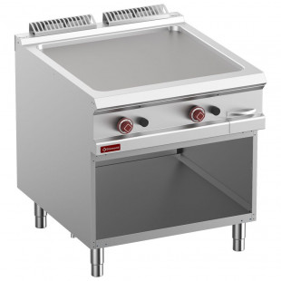 PLAQUE DE CUISSON LISSE GAZ MODULE 1/1 ARMOIRE OUVERTE OPTIMA 900 DIAMOND dans PLAQUE A SNACKER