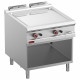 PLAQUE DE CUISSON LISSE GAZ CHROMEE MODULE 1/1 ARMOIRE OUVERTE OPTIMA 900 DIAMOND