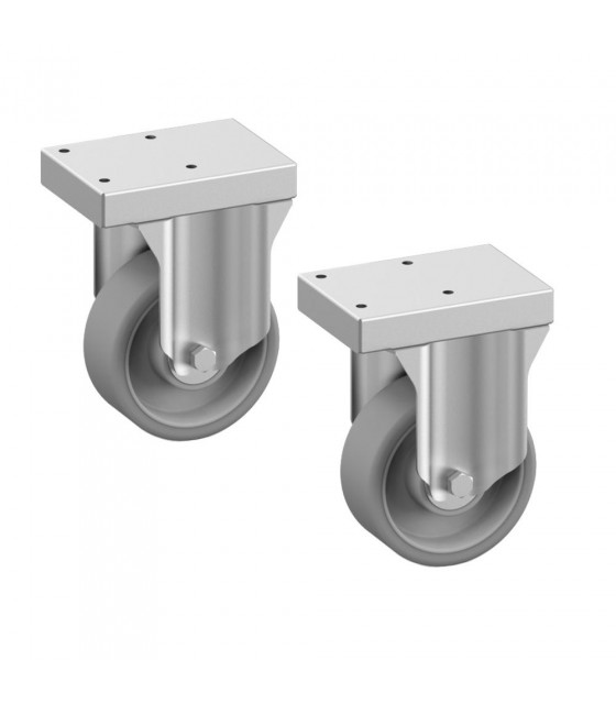 ROUE EN ACIER INOX Ø100MM 2 PIECES DIAMOND dans DIAMOND