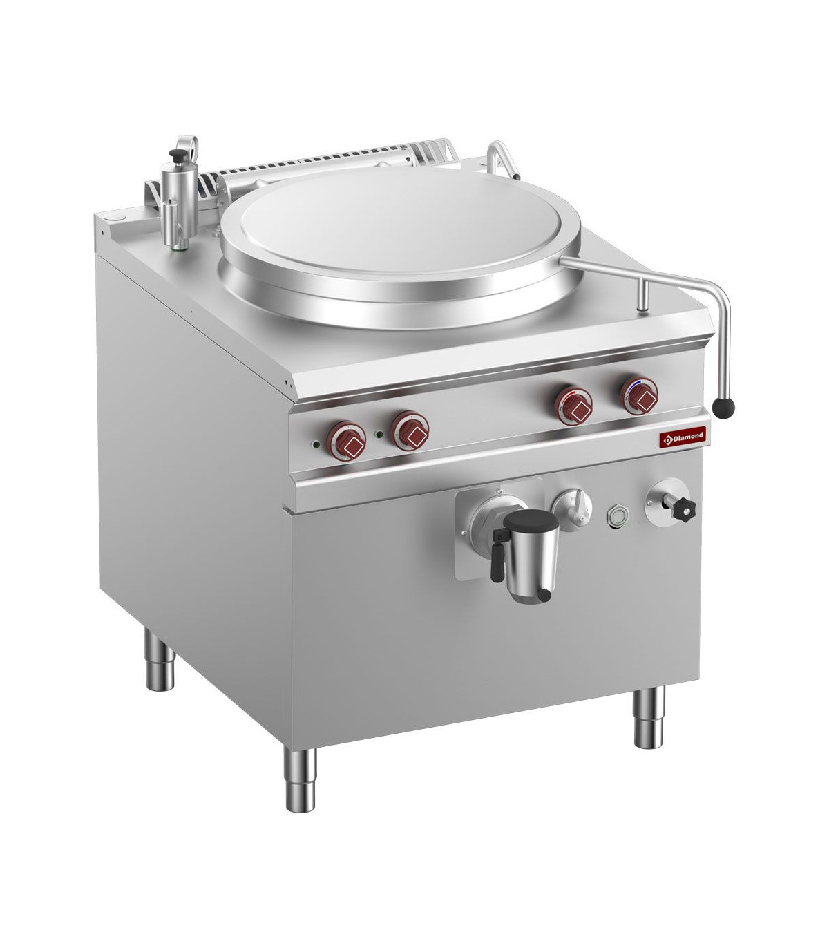MARMITE ELECTRIQUE CUVE 100LT CHAUFFAGE INDIRECT SUR MEUBLE OPTIMA 900 DIAMOND dans MARMITE
