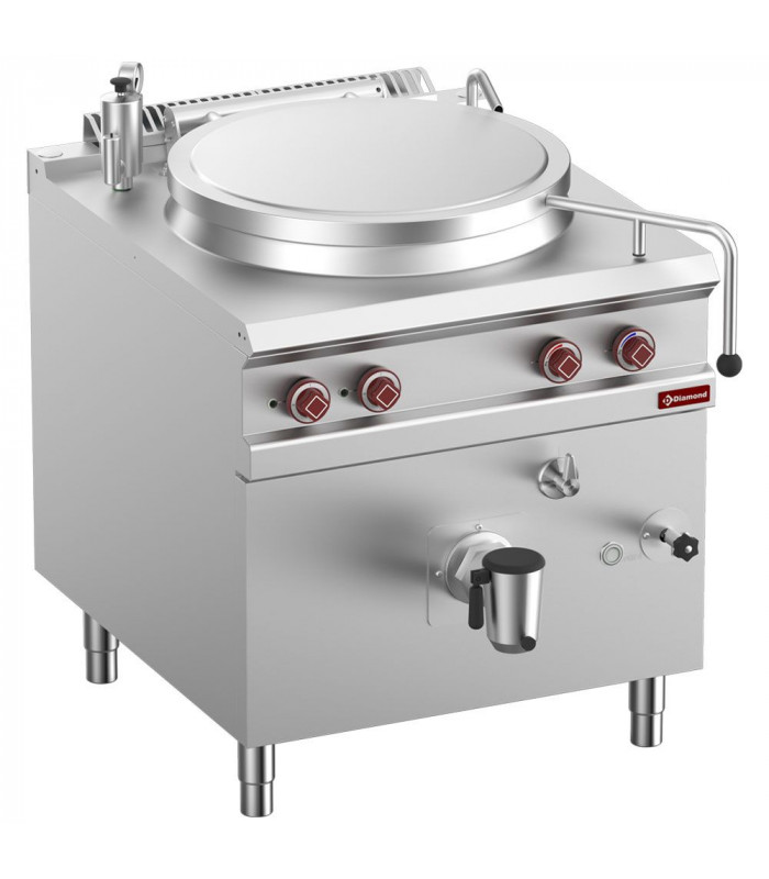 MARMITE ELECTRIQUE CUVE 150LT CHAUFFAGE INDIRECT SUR MEUBLE OPTIMA 900 DIAMOND dans MARMITE