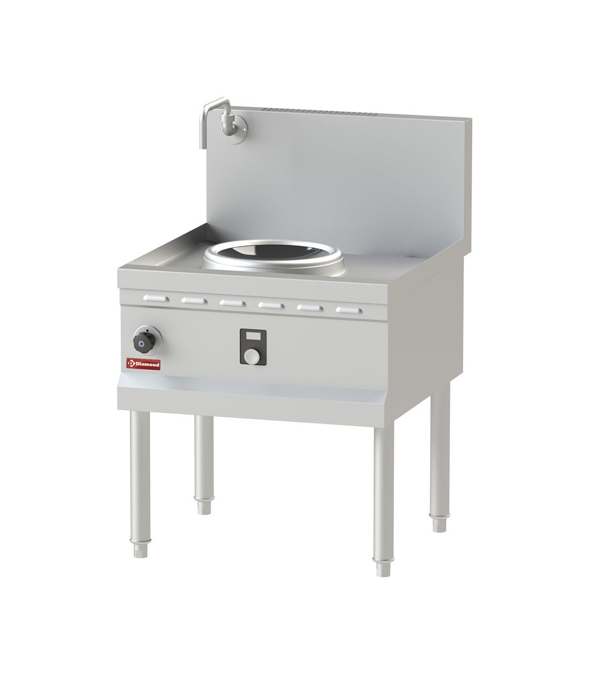 FOURNEAU WOK INDUCTION 1 ZONE Ø300MM DIAMOND dans WOK