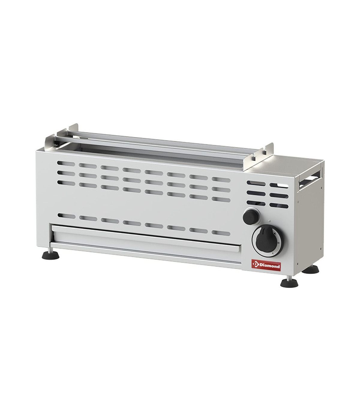 GRILL BROCHETTE GAZ 1 BRULEUR 7KW DIAMOND dans BARBECUE