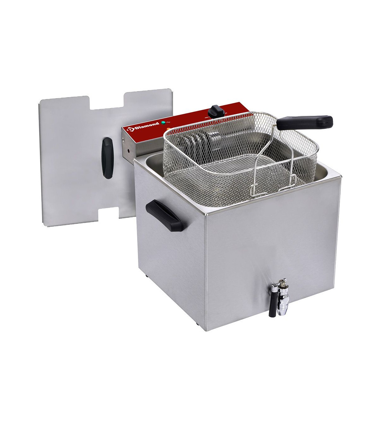 FRITEUSE ELECTRIQUE.DE TABLE 12LT+ ROBINET DE VIDANGE DIAMOND dans ELECTRIQUE