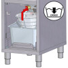 FRITEUSE ELECTRIQUE AVEC SYSTEME DE FILTRATION 1 CUVE 16LT SUR MEUBLE DIAMOND dans ELECTRIQUE
