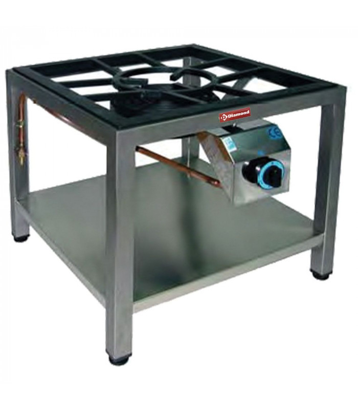 BRULEUR GAZ PAELLA Ø250MM SUR SUPPORT 10KW DIAMOND dans RECHAUD GAZ