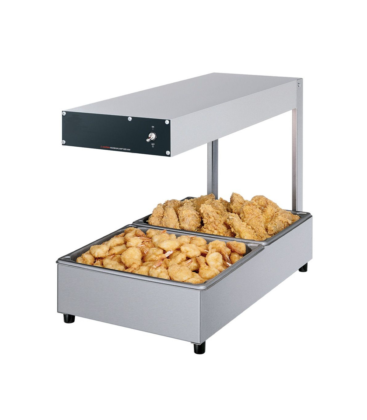 CHAUFFE ALIMENTS A POSER INFRAROUGE BAC GN1/1 DIAMOND dans PONT CHAUFFANT