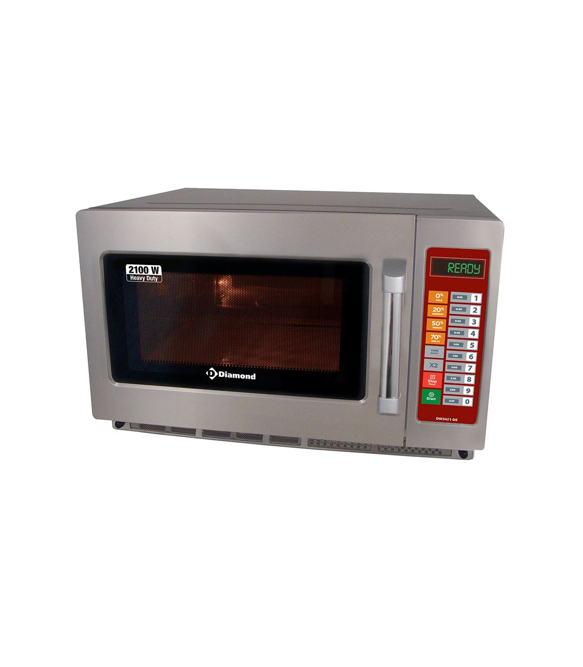 MICRO-ONDES INOX GN 2/3 2100W DIGITAL 36LT DIAMOND dans MICRO-ONDES