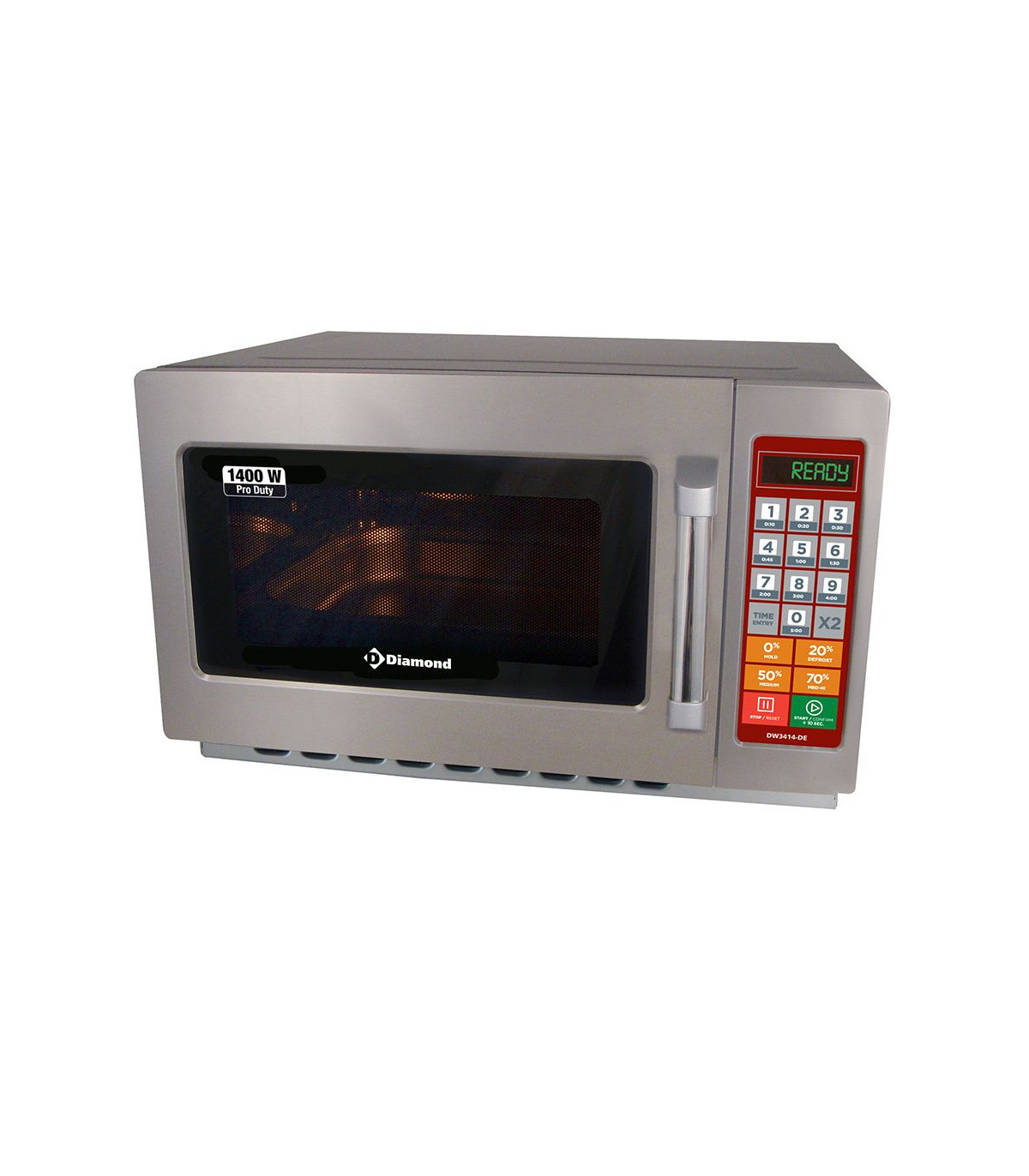 MICRO-ONDES INOX GN 2/3 1400W DIGITAL 36LT DIAMOND dans MICRO-ONDES