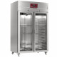 ARMOIRE FRIGORIFIQUE VENTILEE 1400LT 2 PORTES VITREES GN 2/1 SUR ROUES DIAMOND