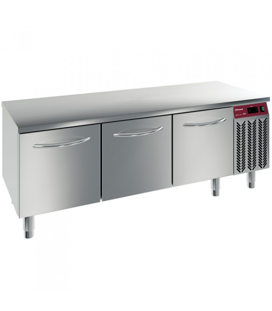 SOUBASSEMENT REFRIGERE 3 TIROIRS GN1/2+1/3 H200MM P600 DIAMOND dans SOUSBASSEMENT REFRIGERES