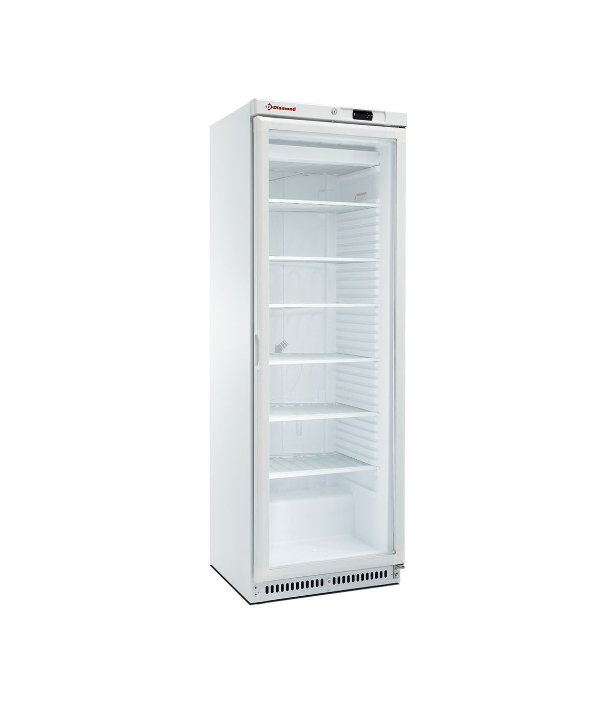 ARMOIRE CONGELATEUR STATIQUE VITREE 400LT BLANC DIAMOND dans CONSERVATEUR BLANC