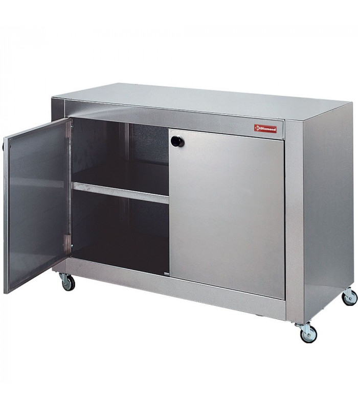 ARMOIRE DE SUPPORT EN INOX SUR ROUES DIAMOND dans DIAMOND