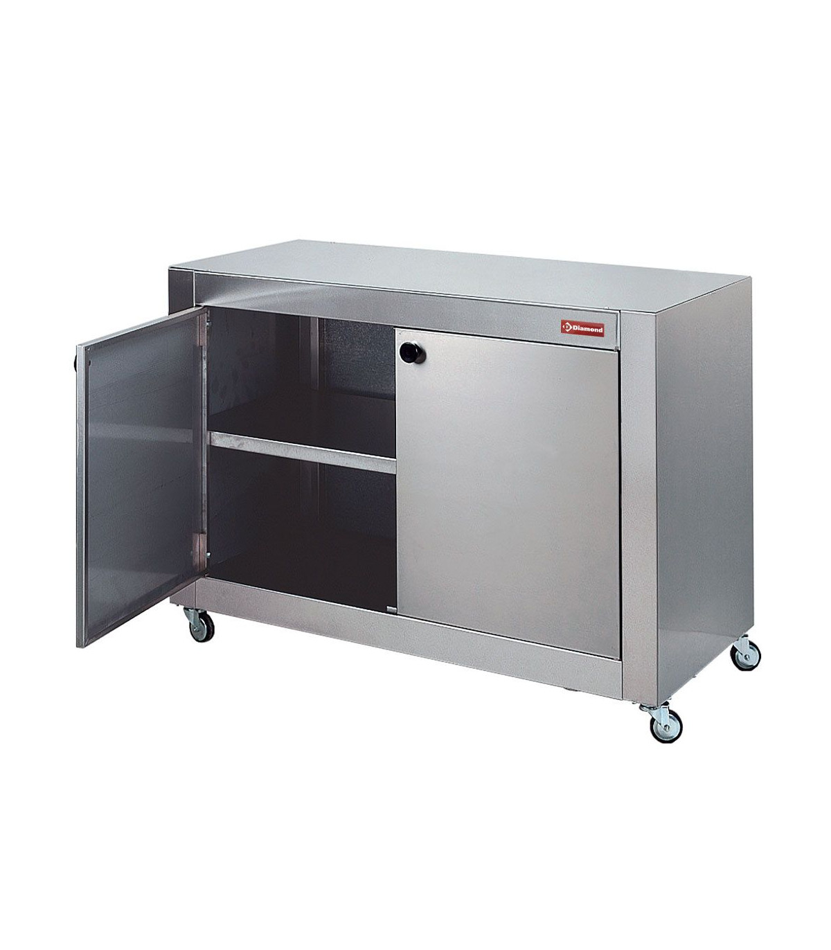 ARMOIRE DE SUPPORT EN INOX SUR ROUES DIAMOND dans DIAMOND