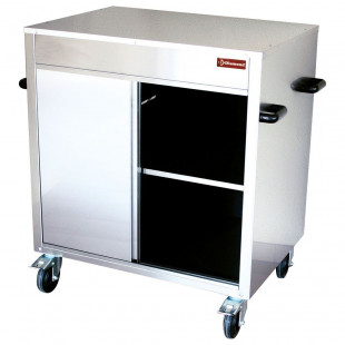 ARMOIRE NEUTRE POUR ROTISSOIRE A BALANCELLES SUR ROUES DIAMOND dans DIAMOND