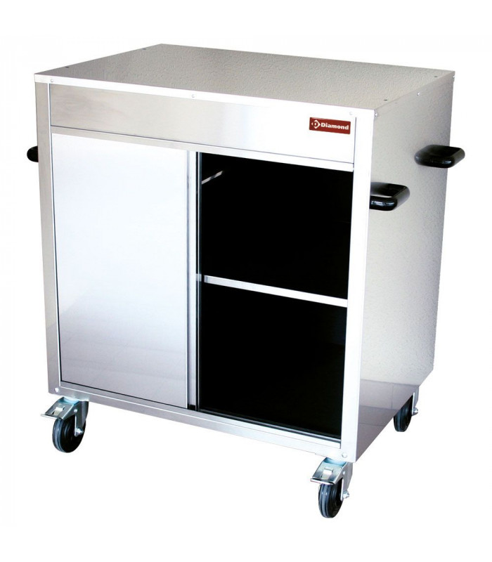 ARMOIRE NEUTRE POUR ROTISSOIRE A BALANCELLES SUR ROUES DIAMOND dans DIAMOND