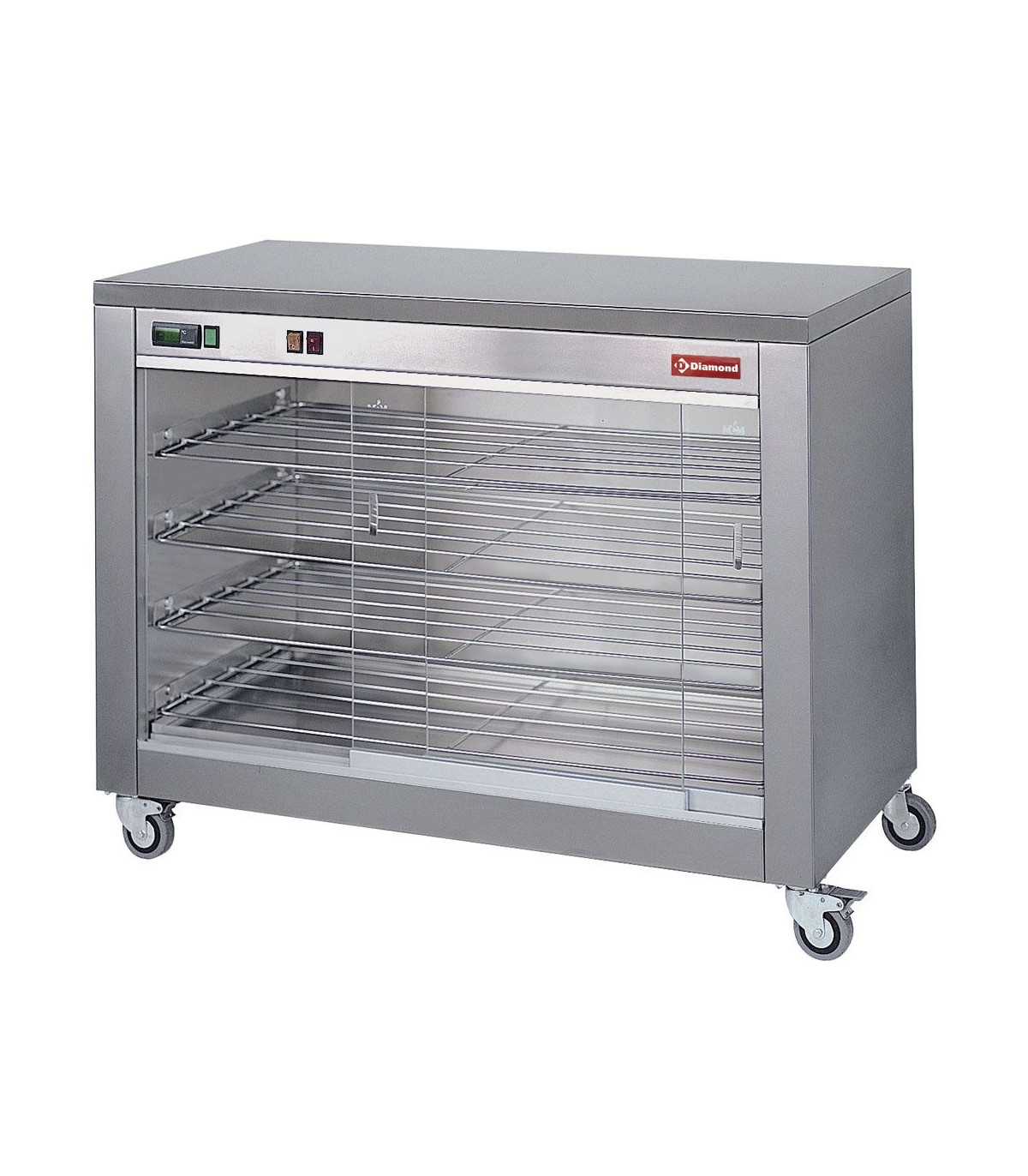 ARMOIRE VITRINE CHAUFFANTE 60POULETS SUR ROUES DIAMOND dans DIAMOND