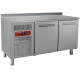 TABLE FRIGORIFIQUE VENTILEE 2 PORTES  0° +8°C AVEC DOSSERET P600 DIAMOND