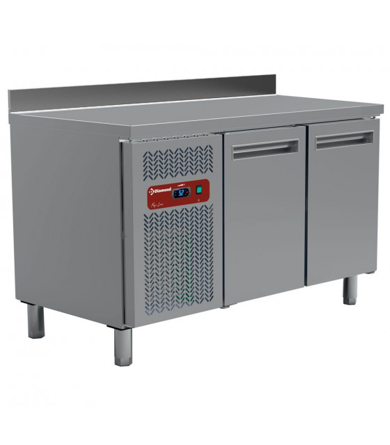 TABLE FRIGORIFIQUE VENTILEE 2 PORTES GN1/1 AVEC DOSSERET DIAMOND dans TABLES REFRIGEREES