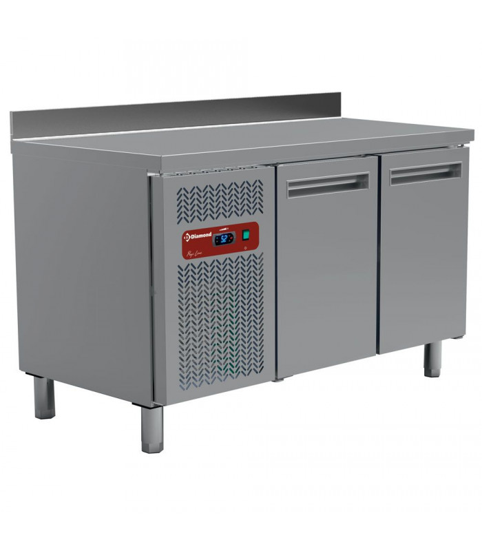TABLE FRIGORIFIQUE VENTILEE 2 PORTES GN1/1 AVEC DOSSERET DIAMOND dans TABLES REFRIGEREES