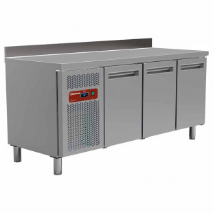 TABLE REFRIGEREE VENTILEE 0°C+8°C 3 PORTES AVEC DOSSERET DIAMOND dans TABLES REFRIGEREES