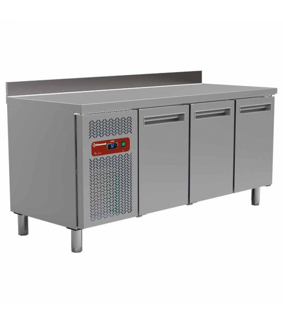 TABLE REFRIGEREE VENTILEE 0°C+8°C 3 PORTES AVEC DOSSERET DIAMOND dans TABLES REFRIGEREES
