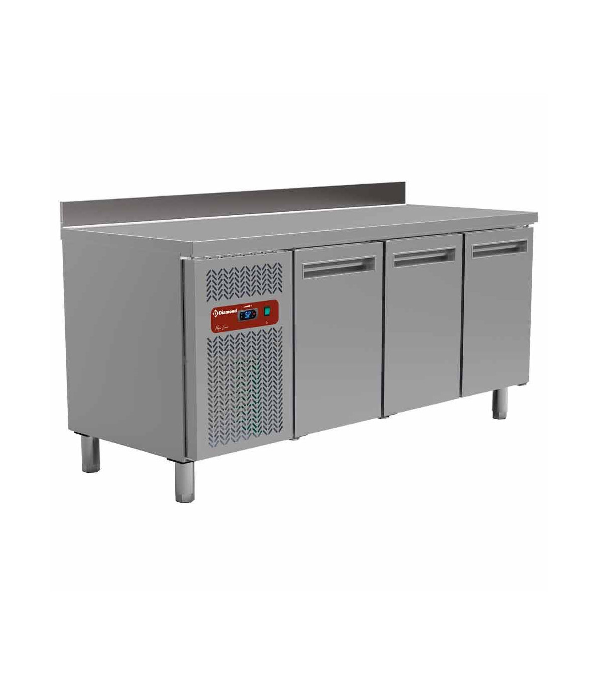 TABLE REFRIGEREE VENTILEE 0°C+8°C 3 PORTES AVEC DOSSERET DIAMOND dans TABLES REFRIGEREES